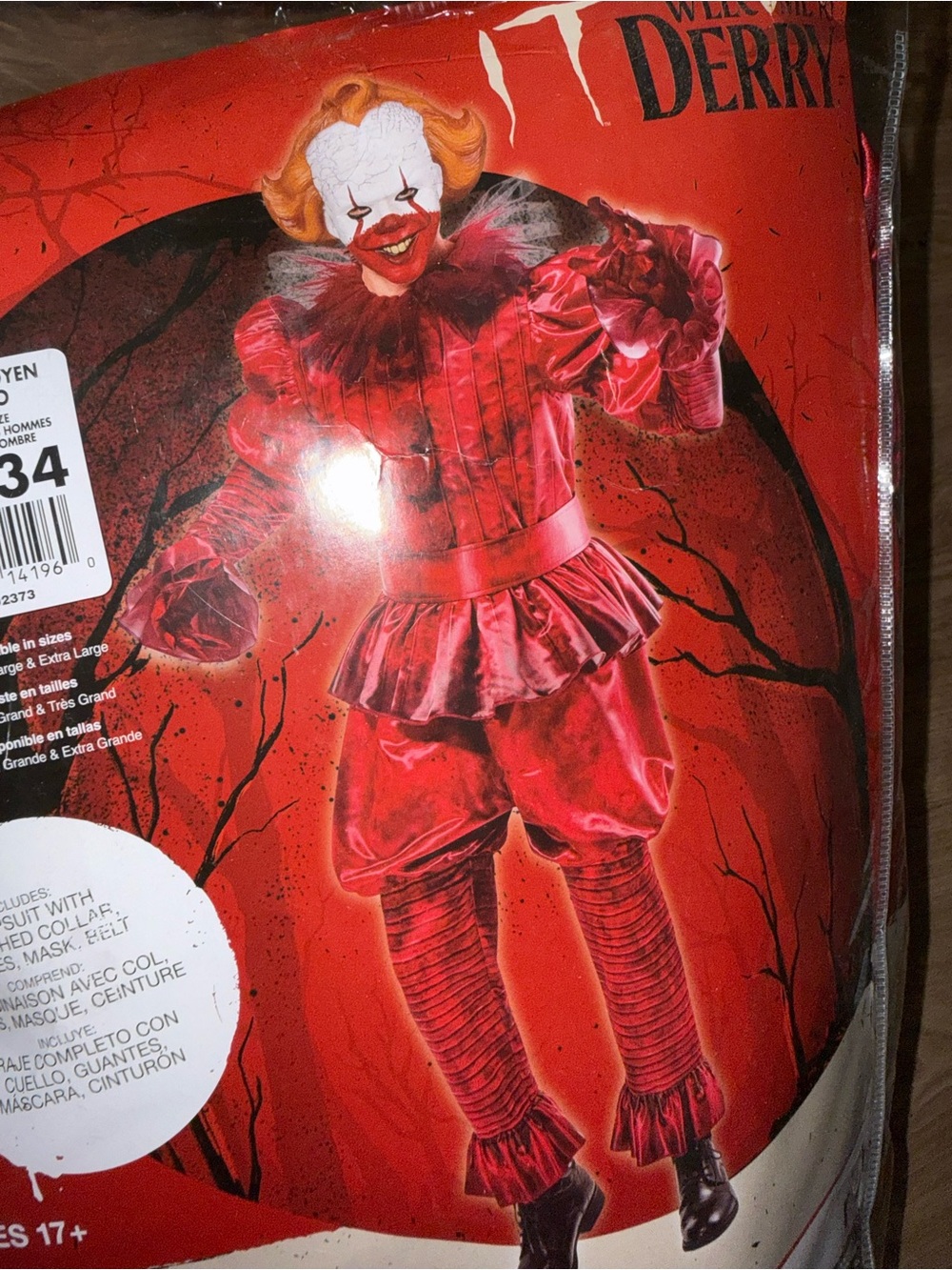 Brand new Bloody Pennywise costume